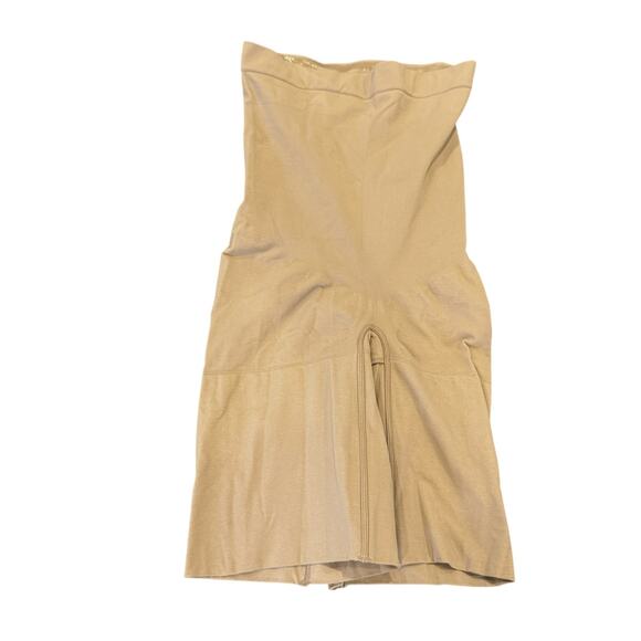 SPANX Shapewear for Tummy Control High-Waisted Power Short Tan Size M NWOT - Picture 4 of 7